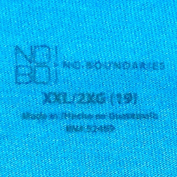 Bright Turquoise Blue Top - Picture 3 of 4